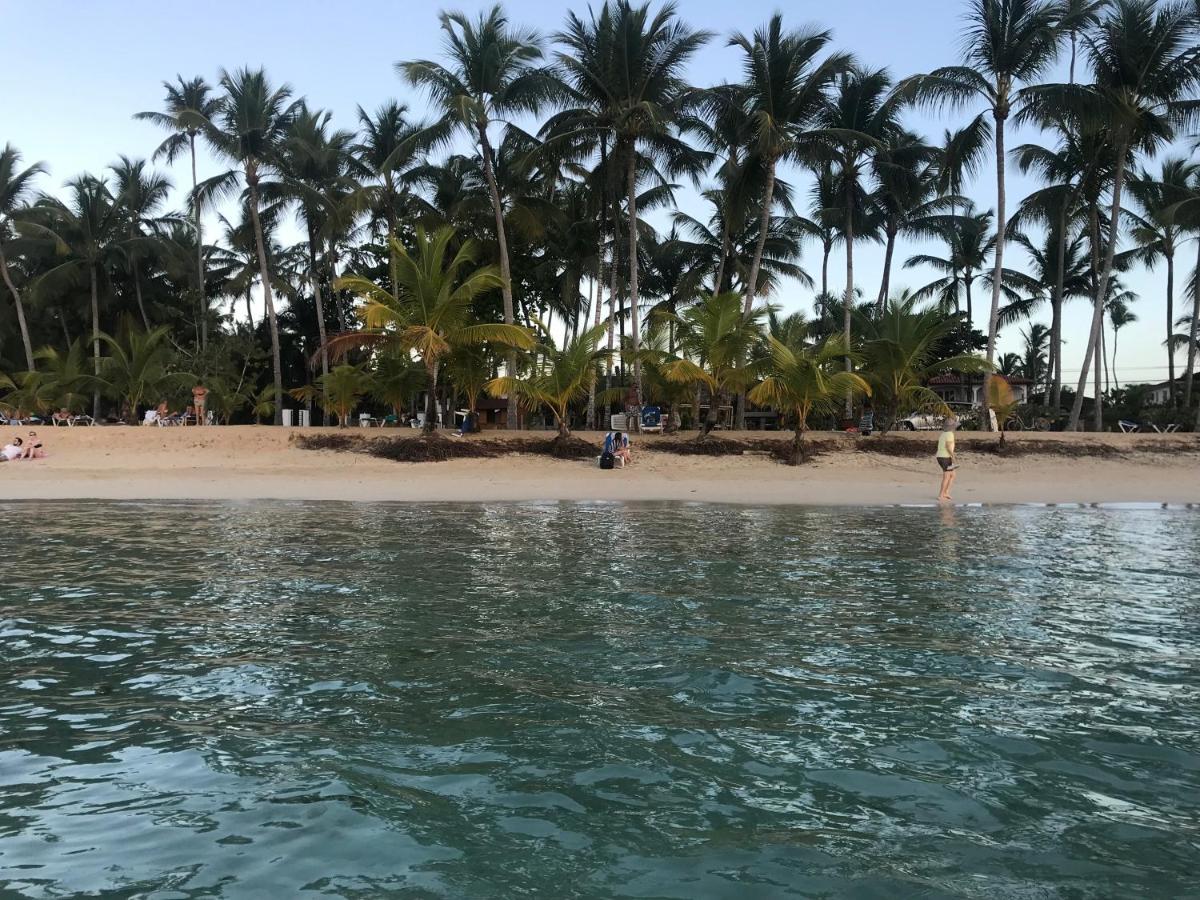 Cozy Oceanfront Villa With Direct Beach Access Las Terrenas Luaran gambar